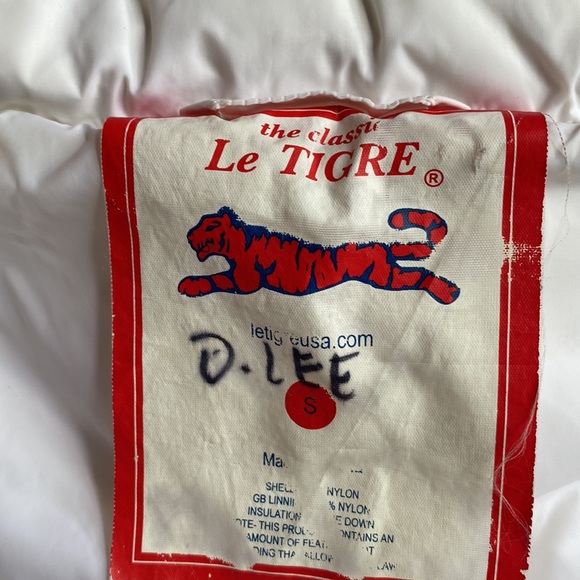 Le TIGRE White Girls Puffer Vest - Picture 6 of 6